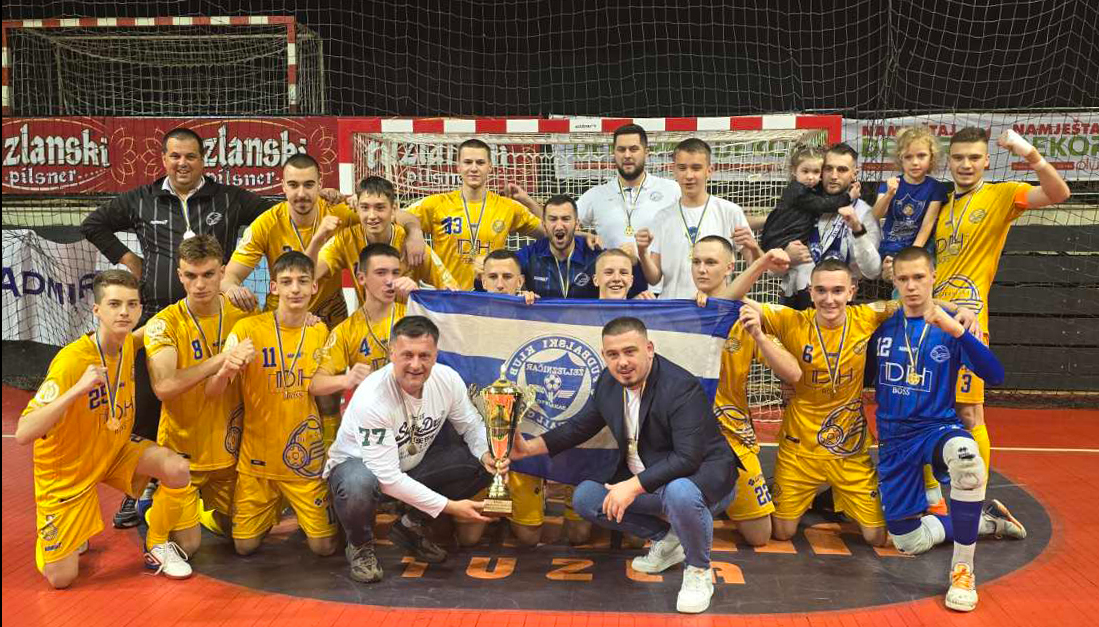 Juniori Futsal kluba Željezničar su prvaci Bosne i Hercegovine