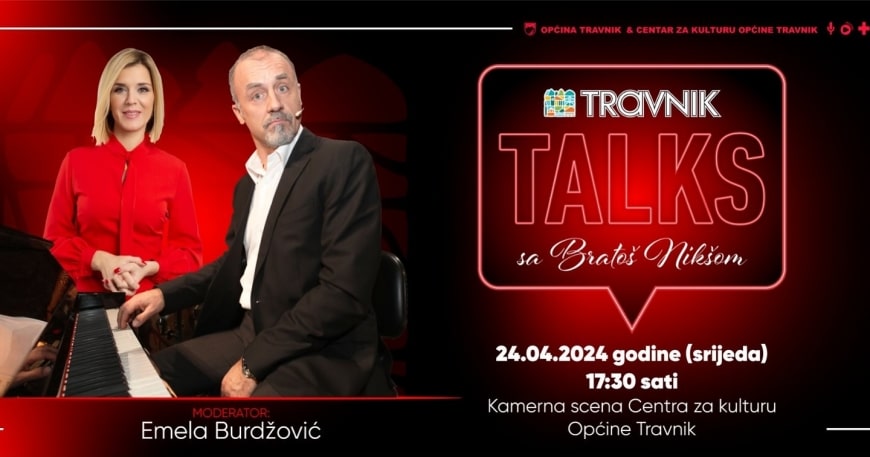 Sutra treće izdanje Travnik Talks, gost poznati muzičar Nikša Bratoš