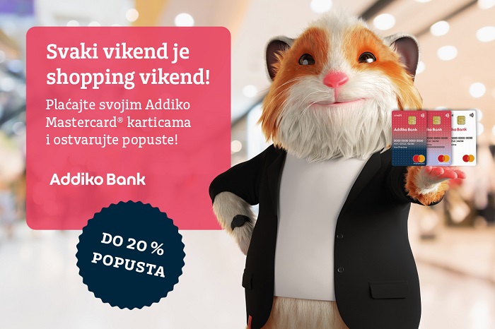 Nakon izuzetno uspješne prve godine, Addiko Bank Sarajevo nastavlja sa programom „Addiko shopping vikend“