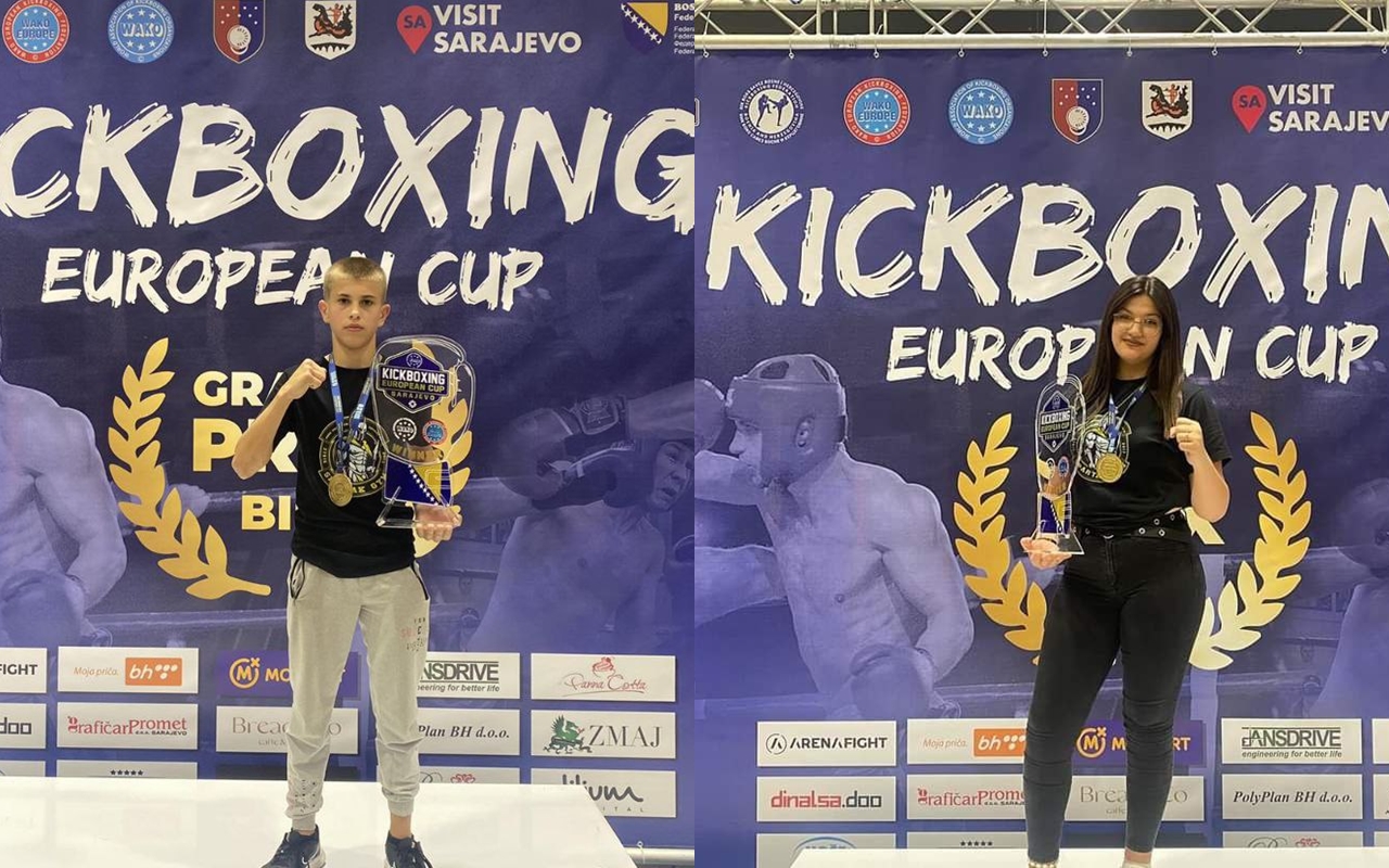 Na ponos rudarskom gradu: Kickboxing klub “Spartak” iz Breze osvojio dvije zlatne medalje na Evropskom kupu