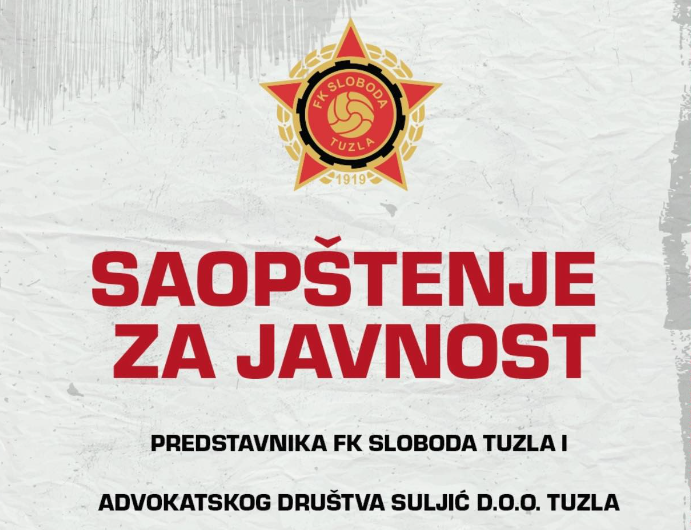 AD Suljić i FK Sloboda Tuzla postigli sporazum