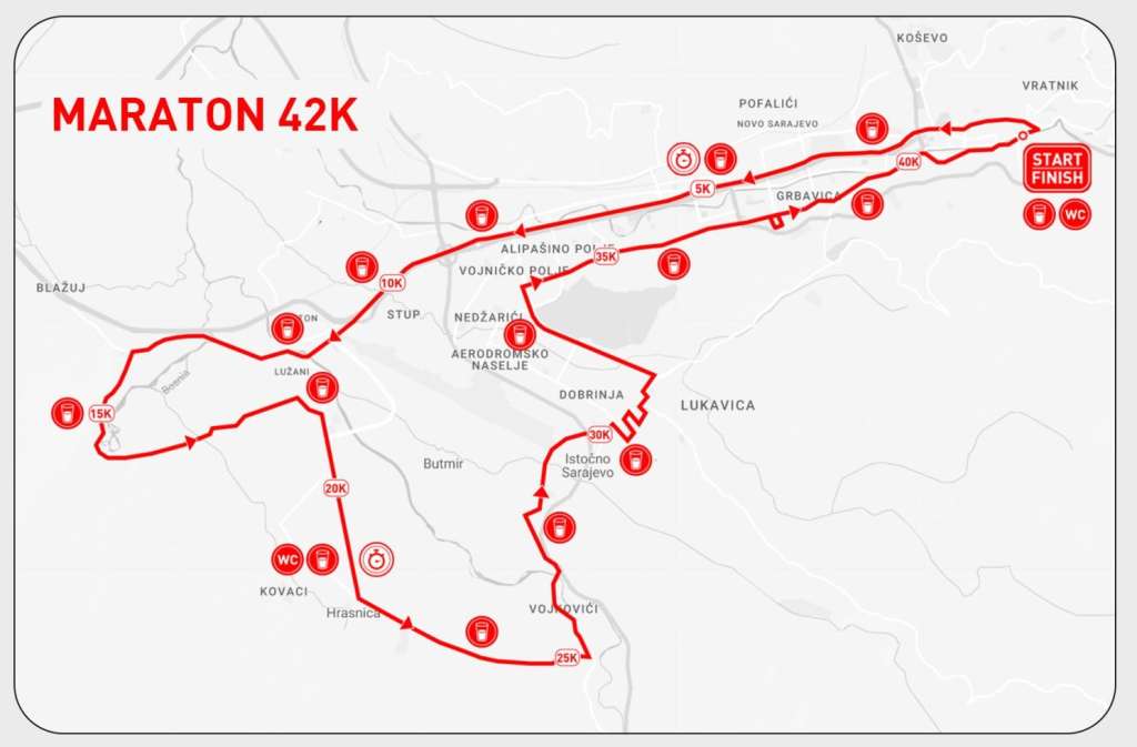 U nedjelju na Sarajevo marathonu takmičari iz 44 države, start ispred Vijećnice