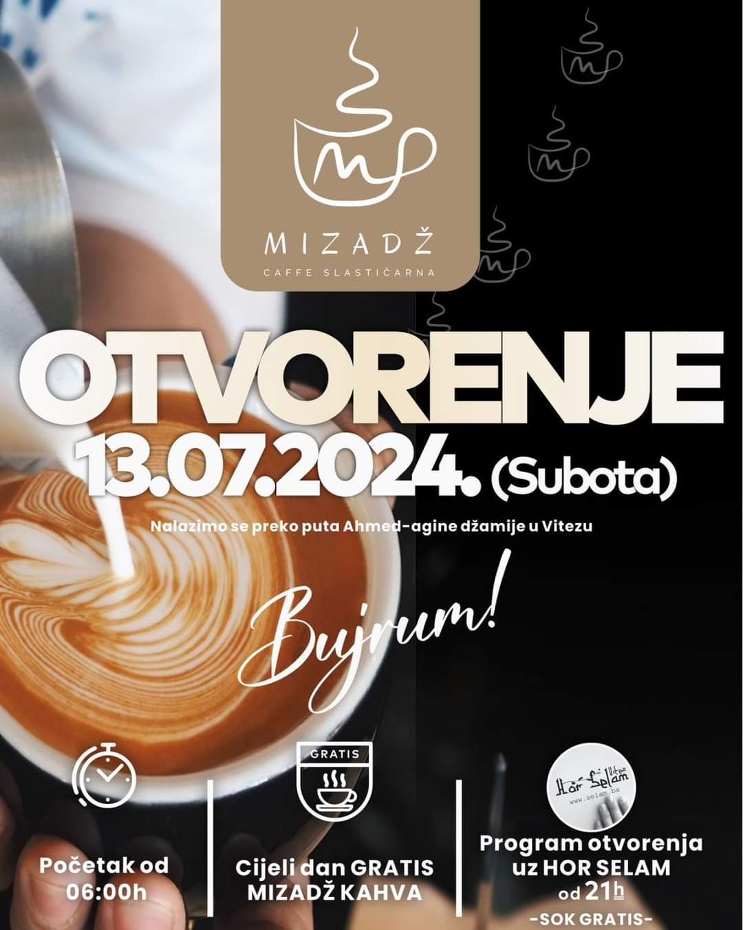 Otvorenje Caffe Slastičarne “Mizadž”