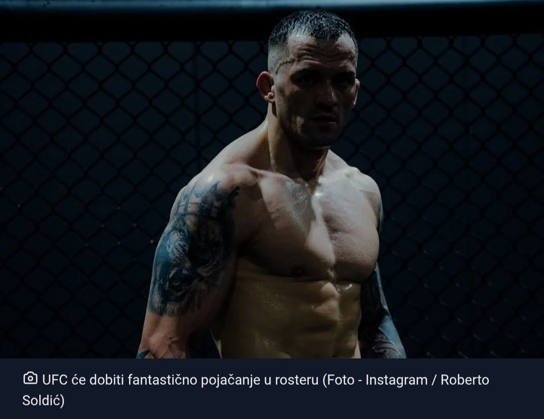 Svijet MMA-a na oprezu: Roberto Soldić stiže tamo gdje tuku samo najbolji
